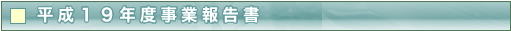 平成１９年度事業報告書